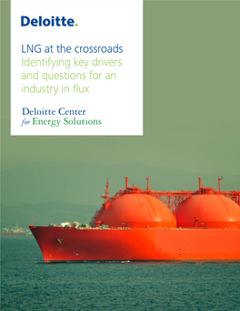 LNG at the Crossroads Identifying Key Drivers and Questions for an Industry in Flux