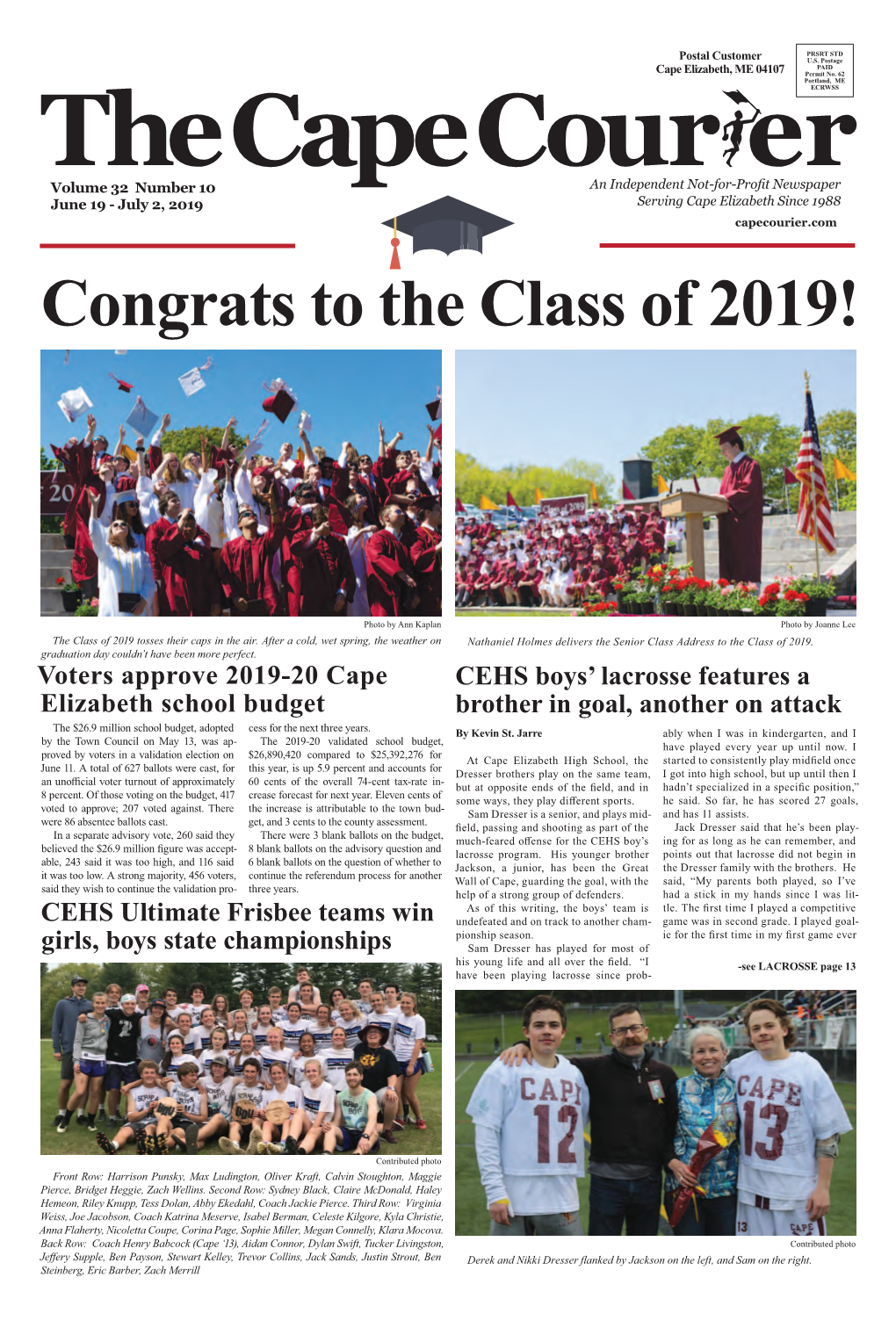 Congrats to the Class of 2019!