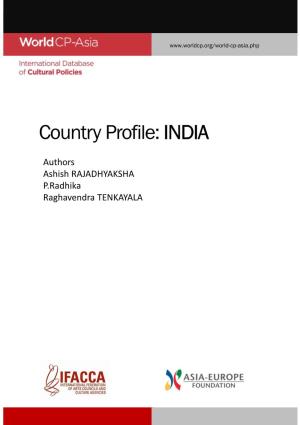 Country Profile:INDIA