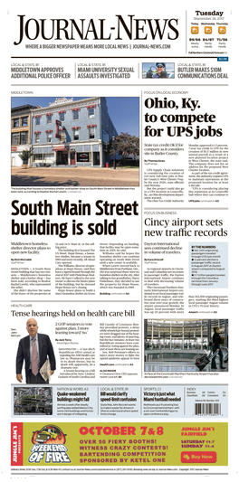 South Main Street Building Is Sold