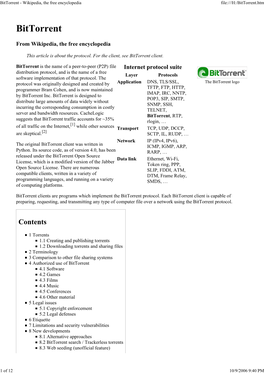 Bittorrent - Wikipedia, the Free Encyclopedia File:///H:/Bittorrent.Htm