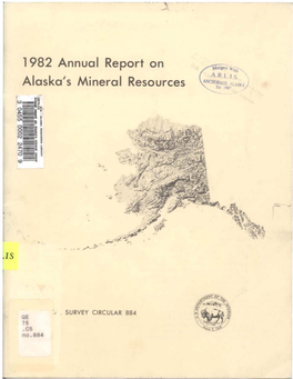 1982 Annual Report on Alaska/S Mineral Resources