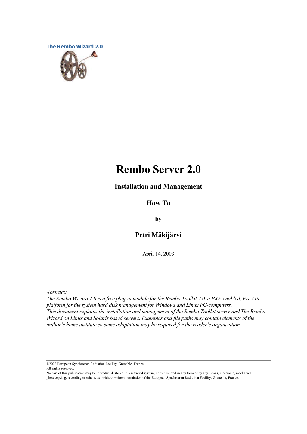 Rembo Server 2.0