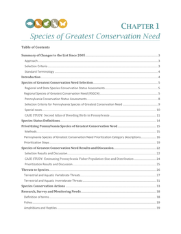 2015-2025 Pennsylvania Wildlife Action Plan