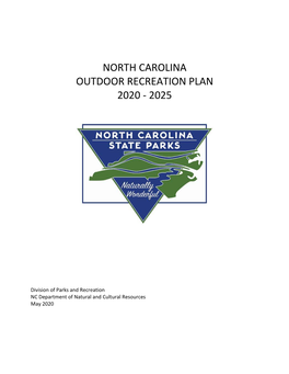 North Carolina Outdoor Recreation Plan 2020 - 2025
