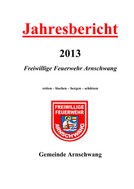 Jahresbericht 2013