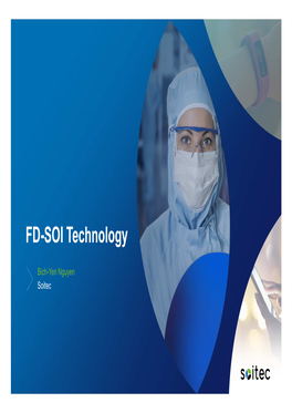 FDSOI Technology Overview by Nguyen Nanjing Sept 22, 2017 Final