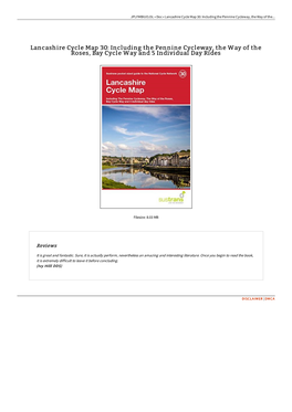 Read Book Lancashire Cycle Map 30: Including the Pennine