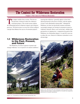 Wild. Restoration, Impacts of Recreation, 5-16