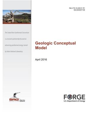 Geologic Conceptual Model