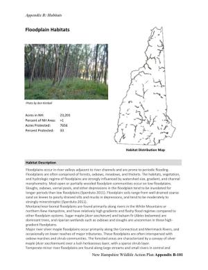 See the Wildlife Action Plan Habitat Profile