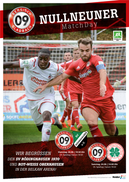 SV Lippstadt 08 1:1 SV Rödinghausen Rot-Weiß Oberhausen Sonntag, 11.08.19 5