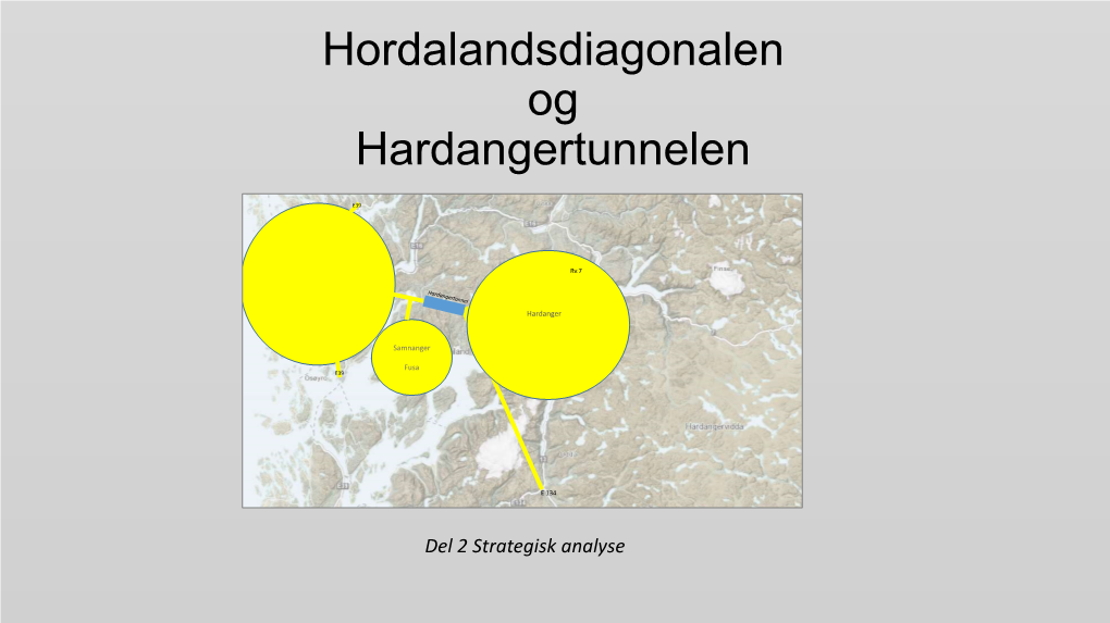 Hordalandsdiagonalen Og Hardangertunnelen