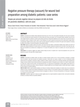 For Wound Bed Preparation Among Diabetic Patients