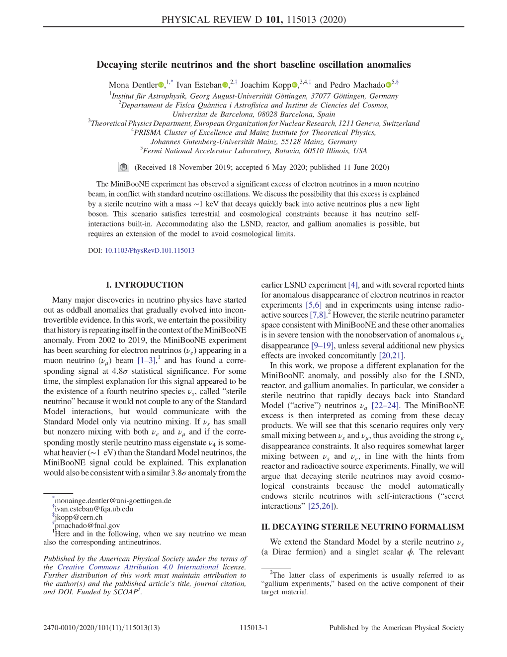 Decaying Sterile Neutrinos and the Short Baseline Oscillation Anomalies