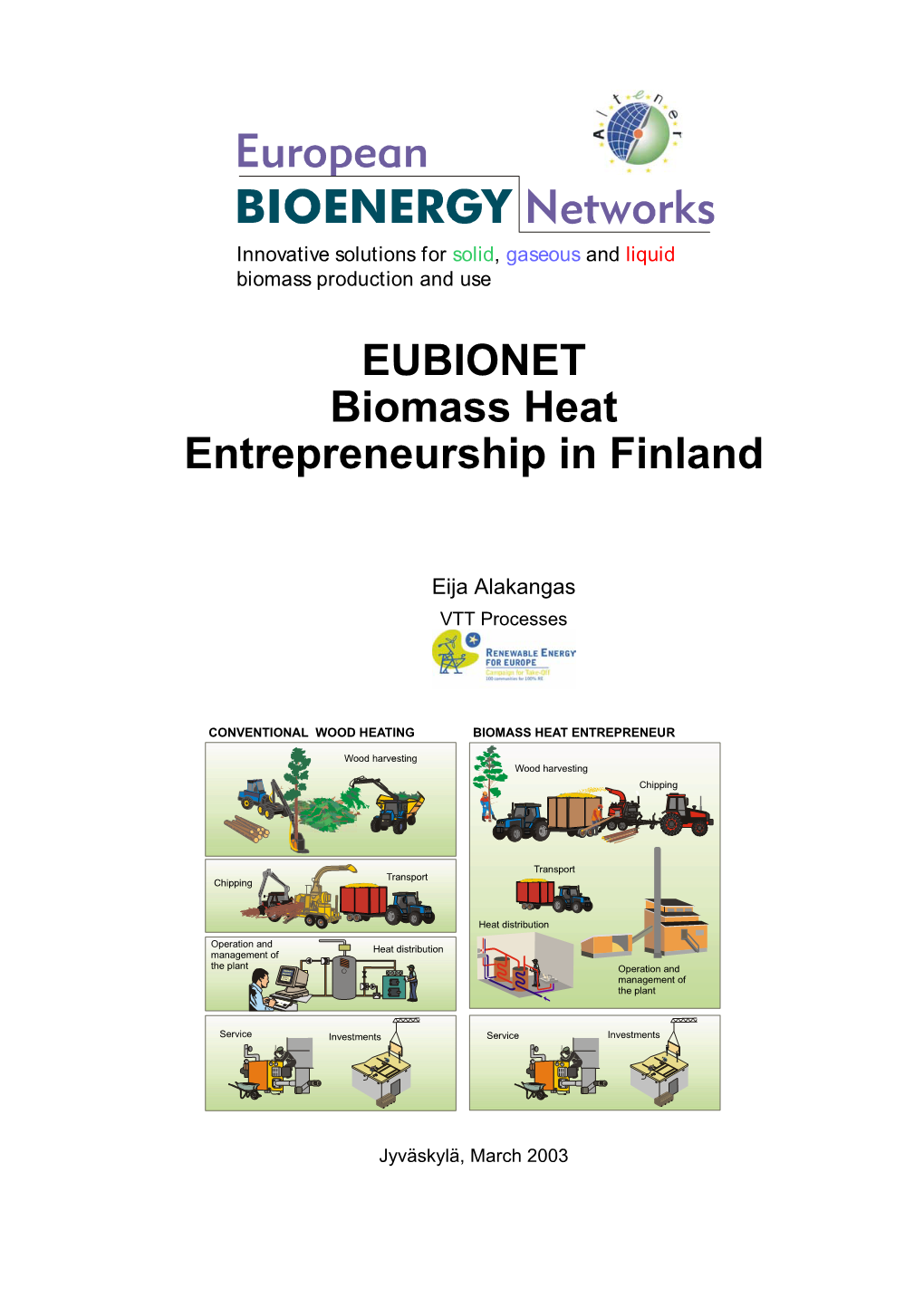 EUBIONET Biomass Heat Entrepreneurship in Finland