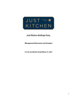 Just Kitchen Holdings Corp
