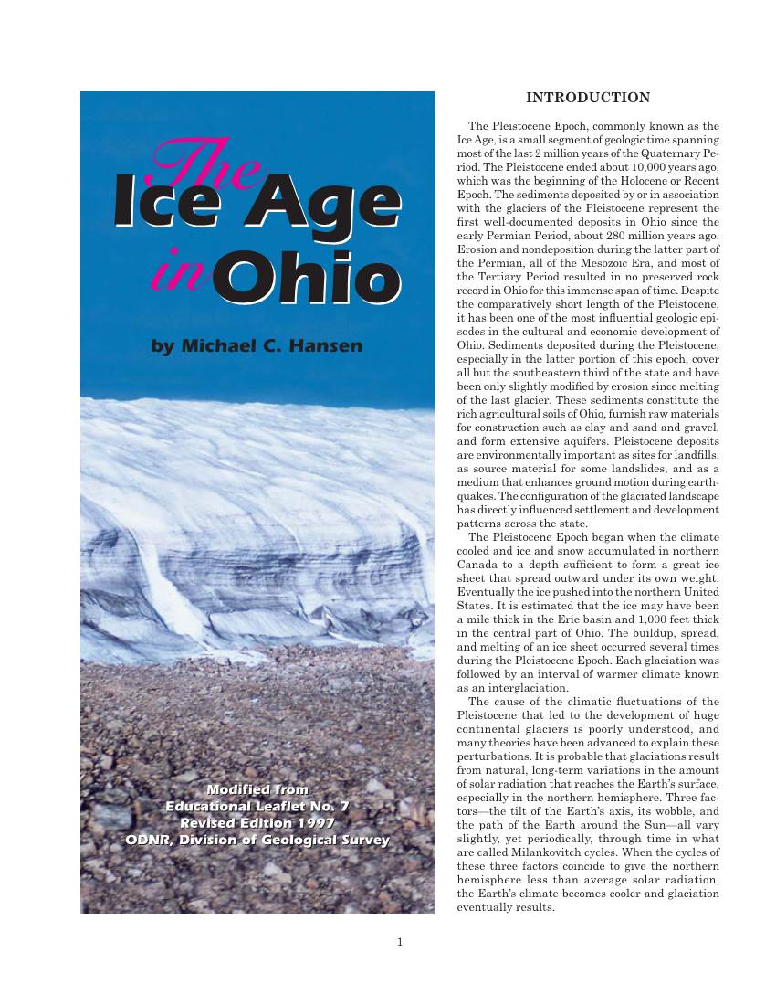 Ice Age in Ohio