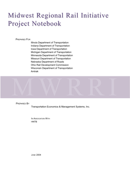 MWRRI Project Notebook Final 2004