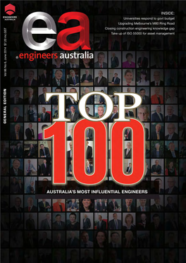 Australia's Most Influential Engineers List Since 2013