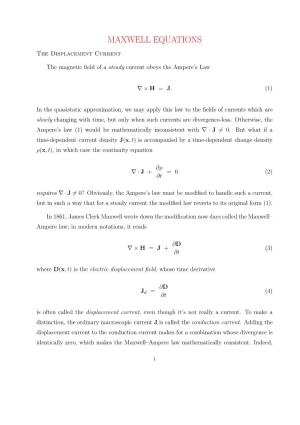Maxwell Equations