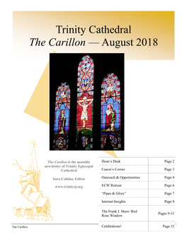 Trinity Cathedral the Carillon — August 2018
