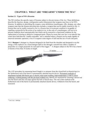 Chapter 2. What Are “Firearms” Under the Nfa?