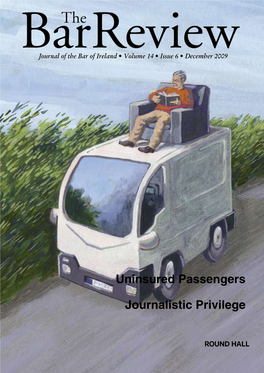 Uninsured Passengers Journalistic Privilege