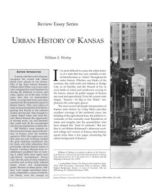 Urban History of Kansas