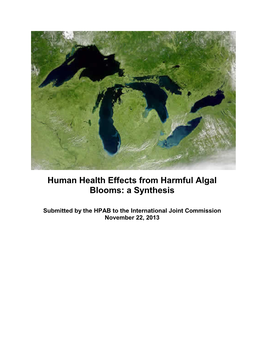 Human Health Effects from Harmful Algal Blooms: a Synthesis