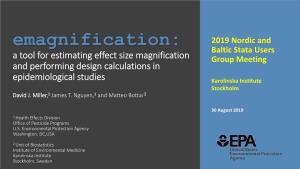 A Tool for Estimating Effect Size Magnification And