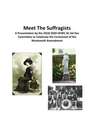 Meet the Suffragists (Pdf)