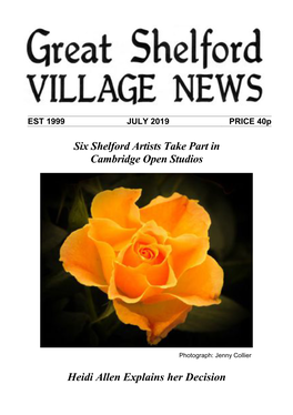 Six Shelford Artists Take Part in Cambridge Open Studios Heidi