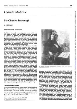 Sir Charles Scarburgh