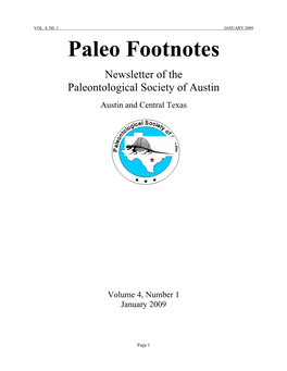 Paleo Footnotes