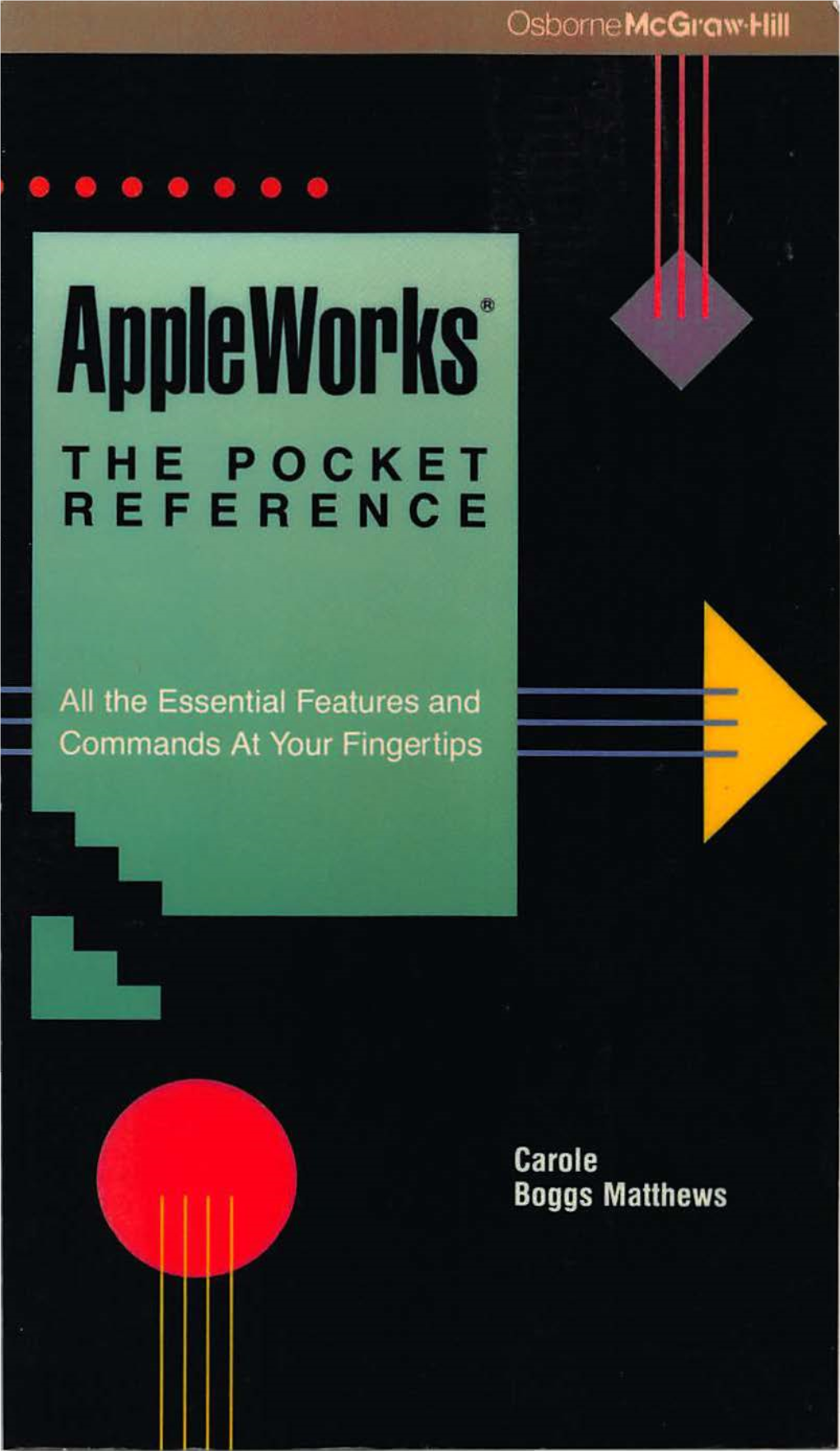 Appleworks the Pocket Reference 1988 2.Pdf