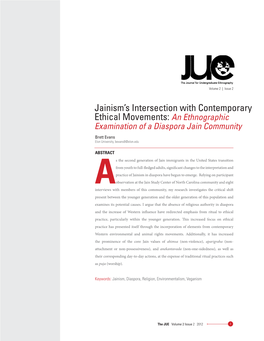 Jainism's Intersection with Contemporary