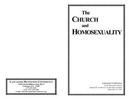 Church Homosexuality