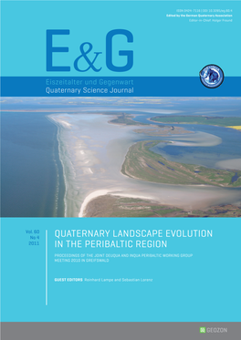 Quaternary Landscape Evolution 2011 in the Peribaltic Region