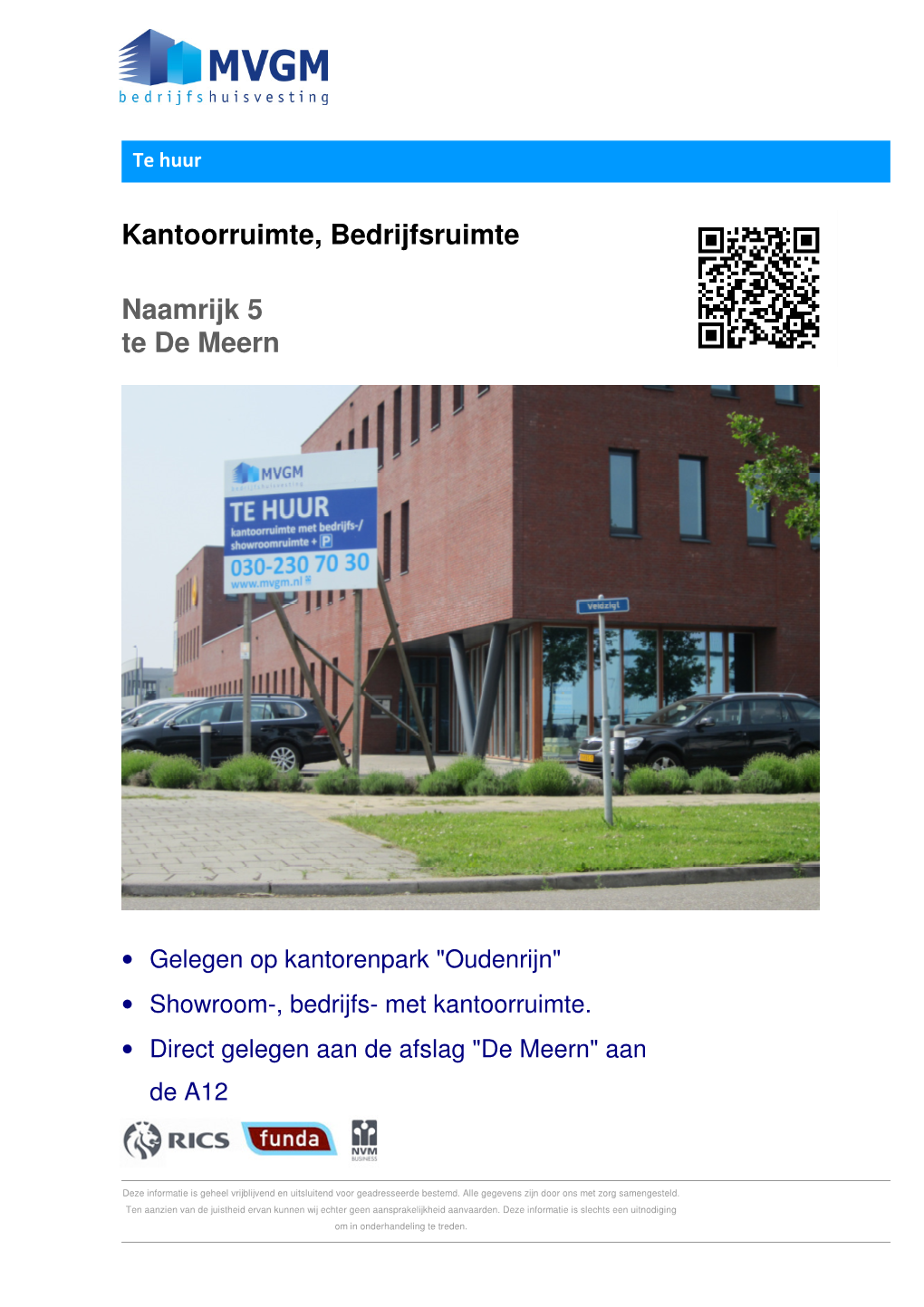 Brochure Naamrijk 5 Te De Meern