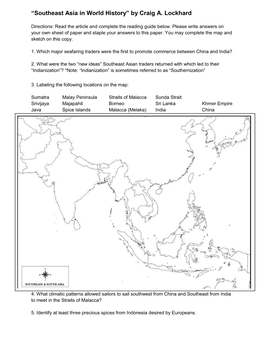 “Southeast Asia in World History” by Craig A. Lockhard