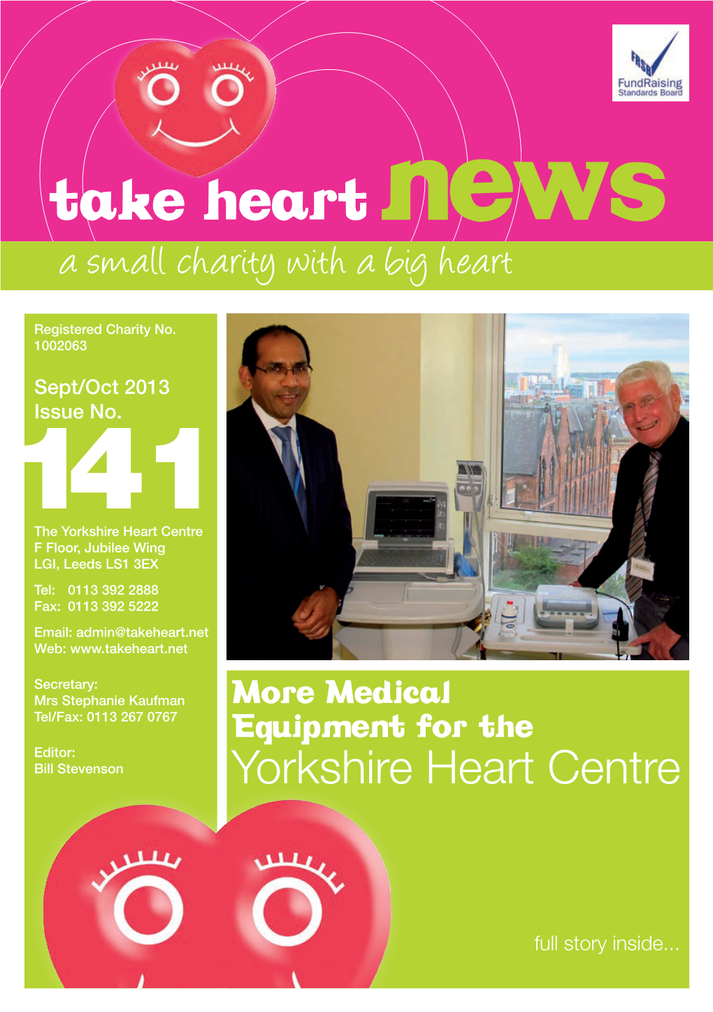 Take Heart News a Small Charity with a Big Heart