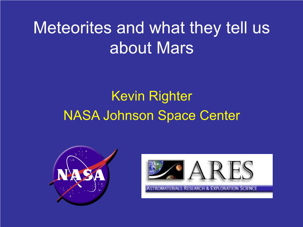 Compositional Relationships Between Meteorites and Planets