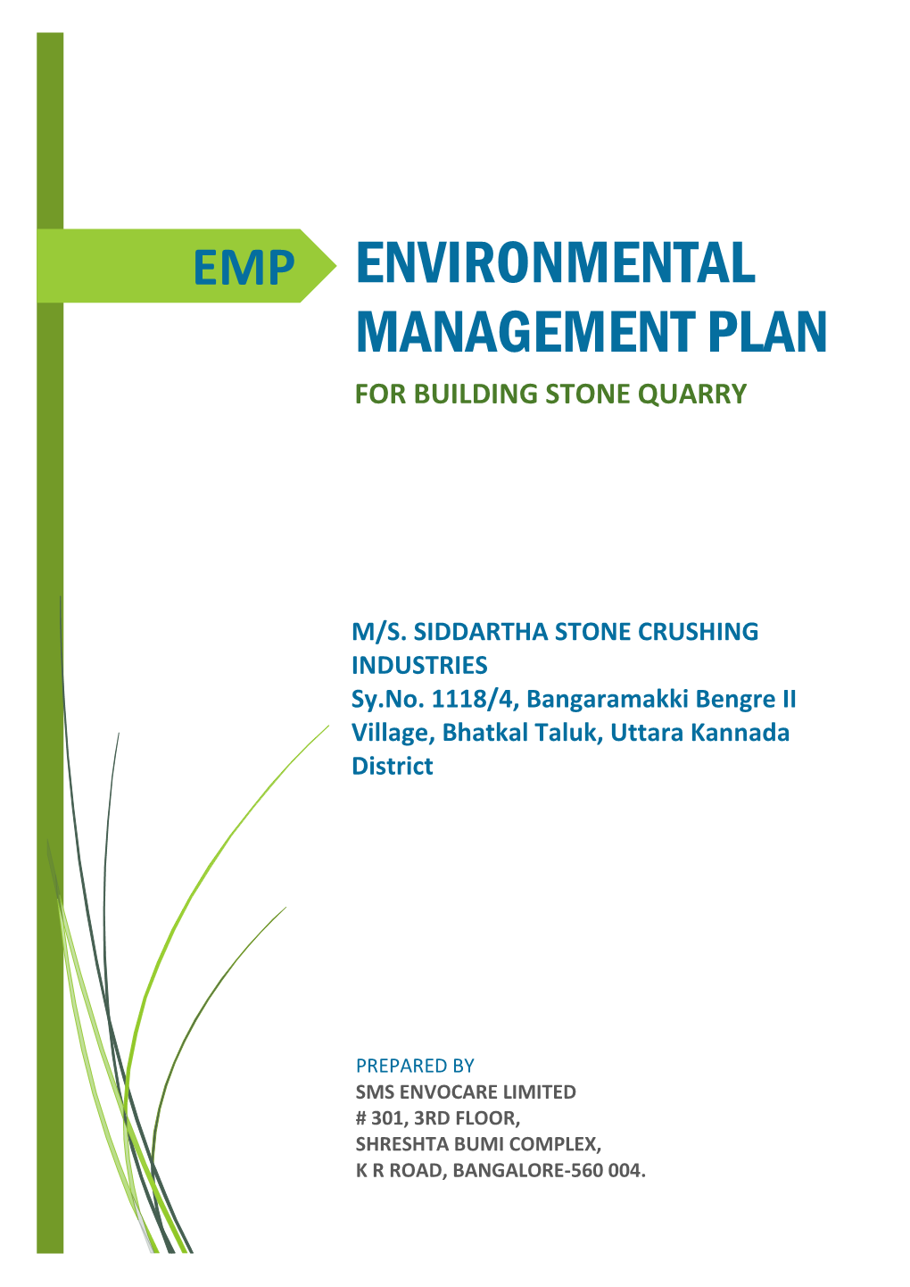 Emp Environmental Management Plan