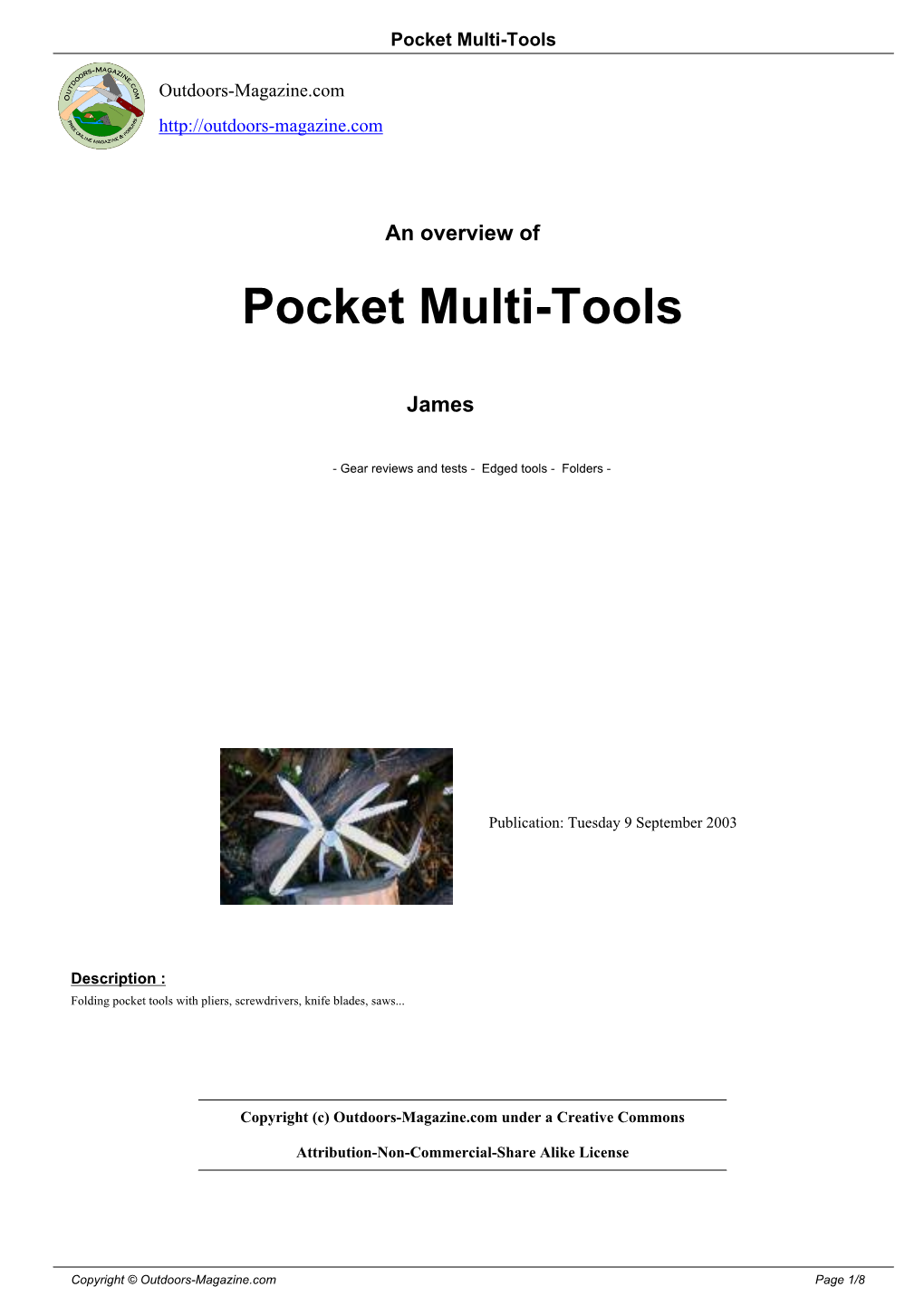 Pocket Multi-Tools