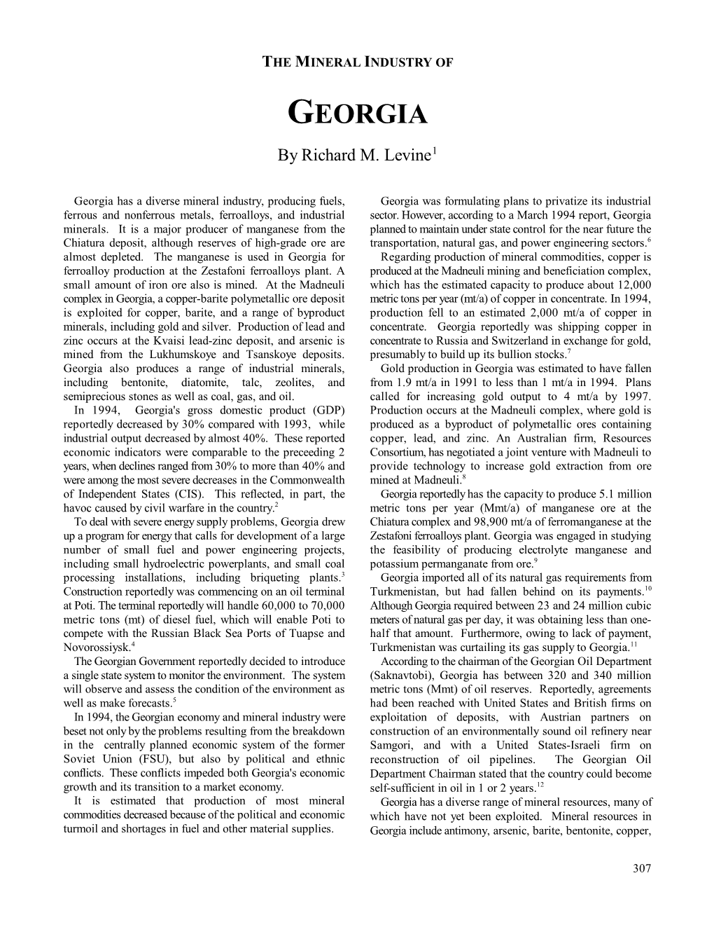 GEORGIA by Richard M