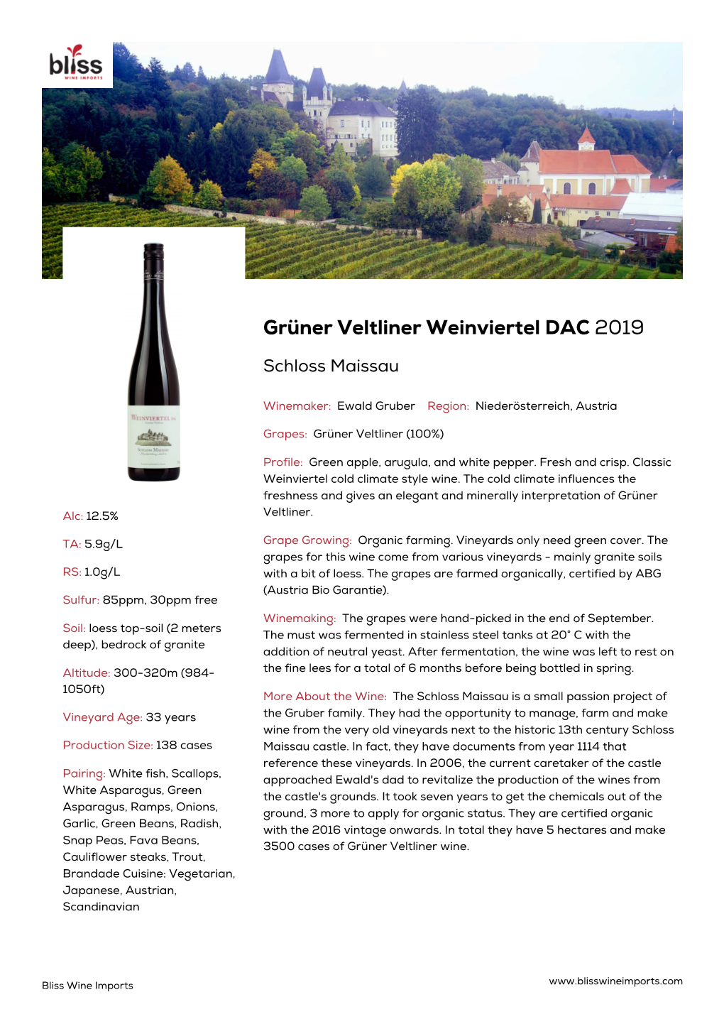 Grüner Veltliner Weinviertel DAC 2019