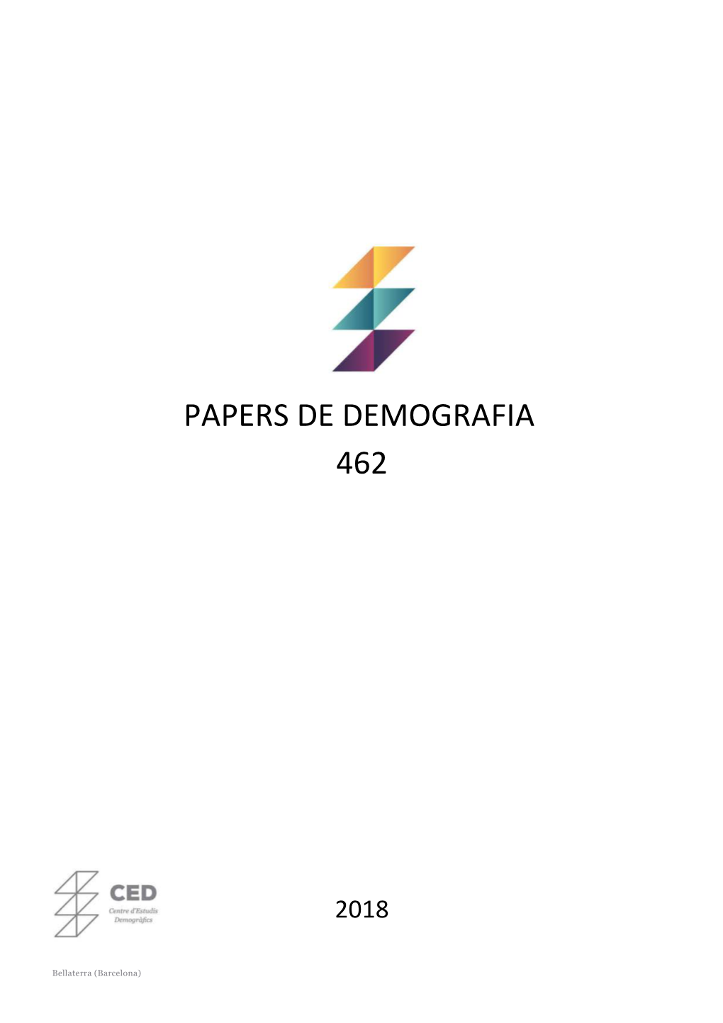 Papers De Demografia 462