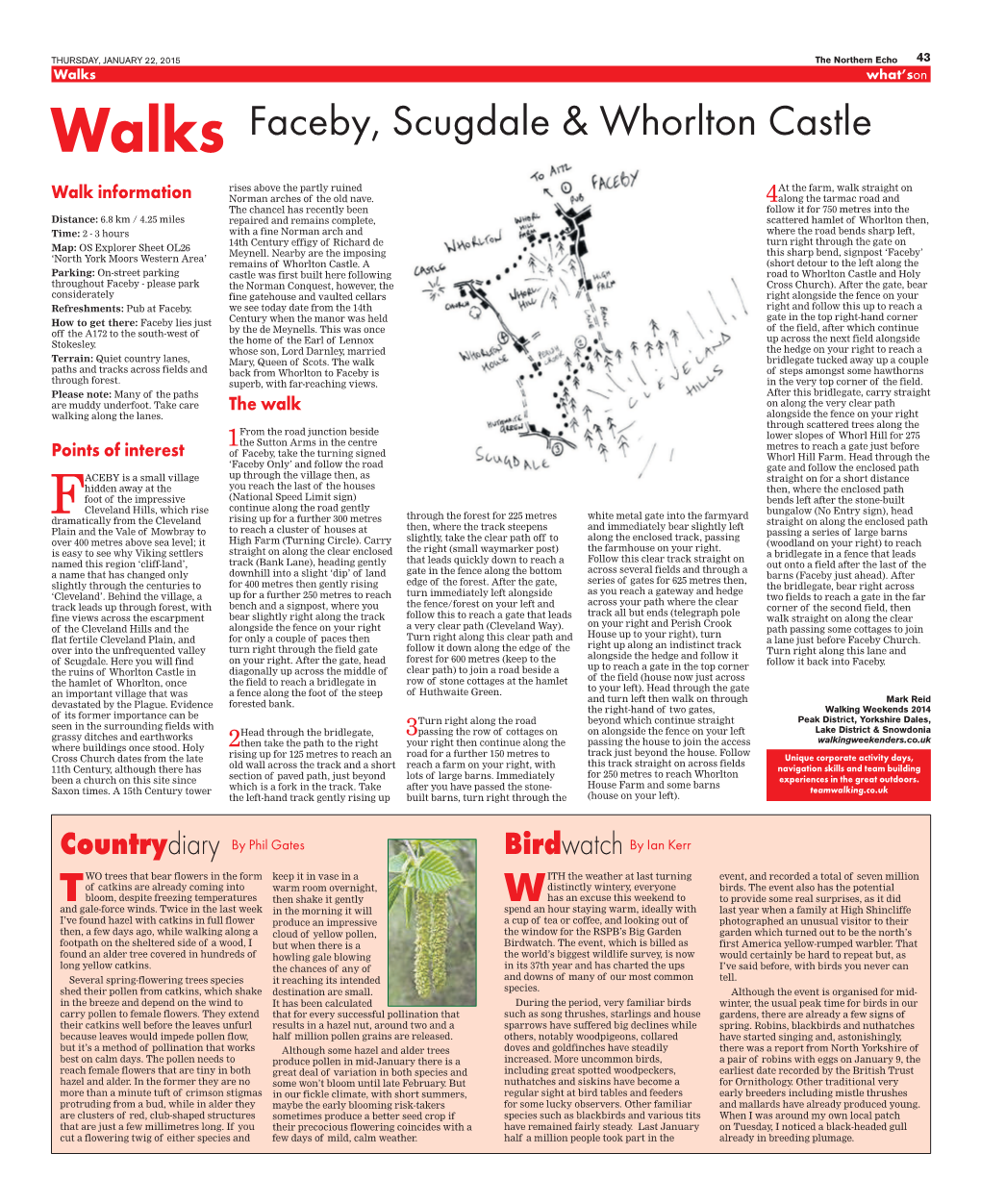 Faceby, Scugdale & Whorlton Castle