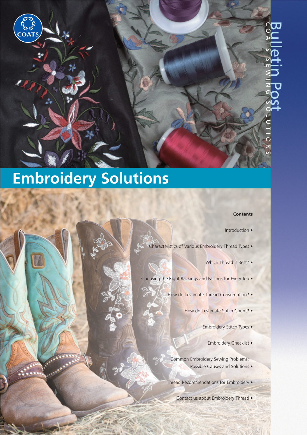 Embroidery Solutions Bulletin Postc